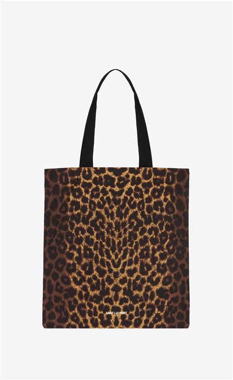 leopard tote bag ysl|vintage saint laurent bag.